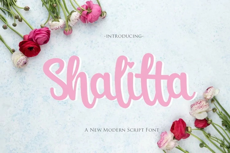 Shalitta | A New Calligraphy Modern Script