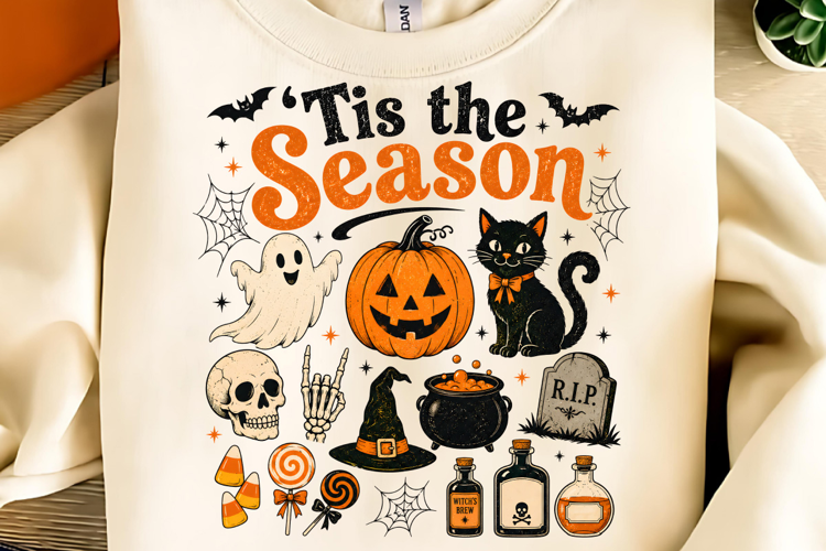 Trending Halloween PNG, Spooky Season PNG, Cute Pumpkin PNG