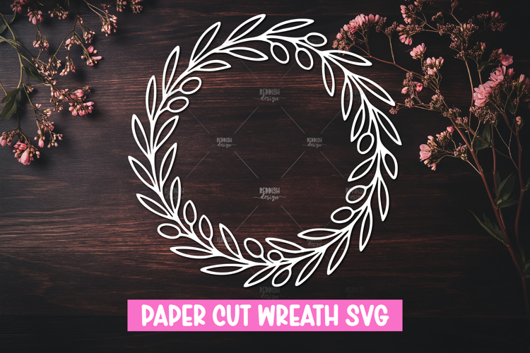 Floral Wreath Svg