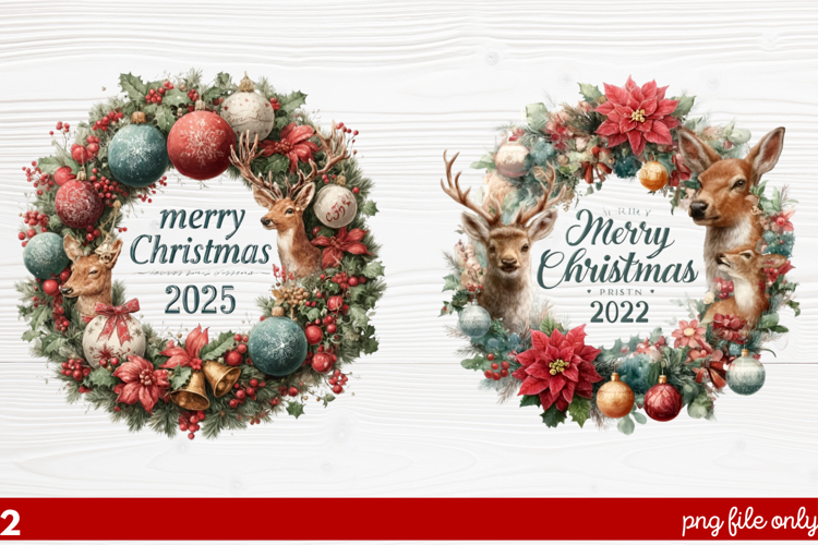 Christmas Watercolor Clipart Image 22