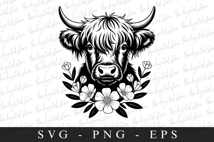 Highland cow SVG | SVG Cut files | Cricut