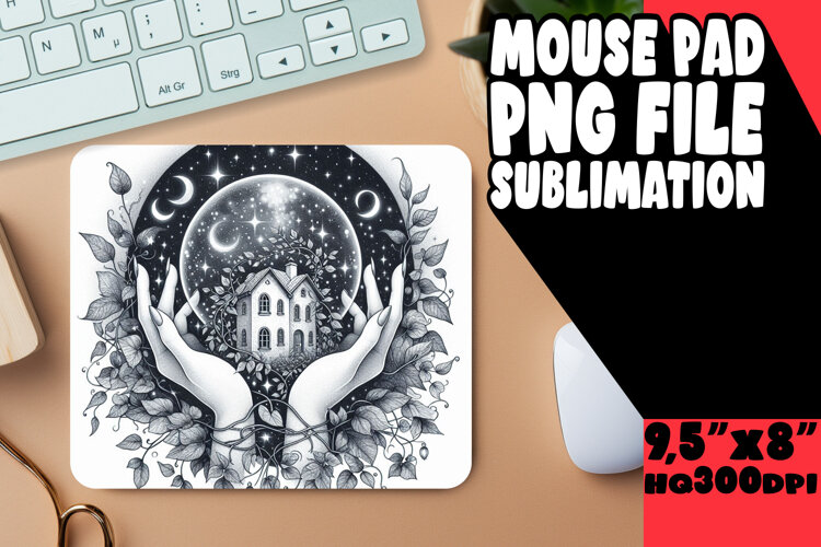 Vibrant Mouse Pad Sublimation Design, Mystic example image 1