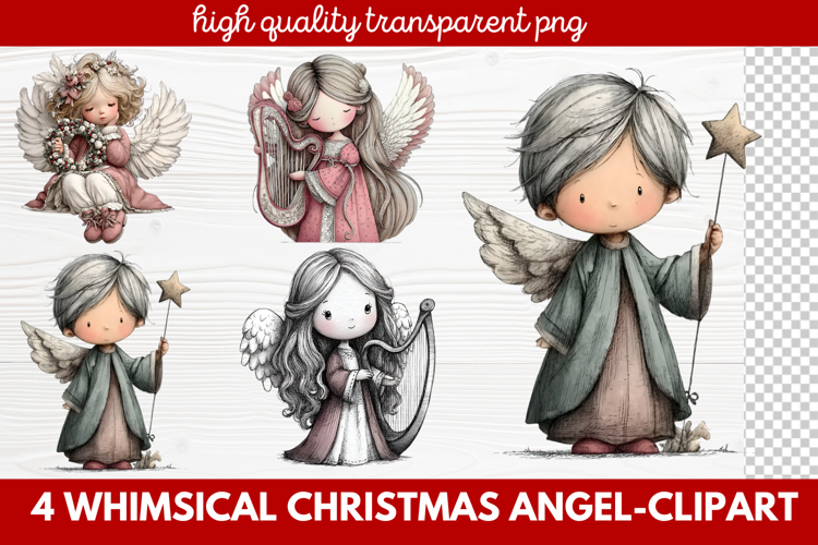 Christmas Angel Clipart Image 14