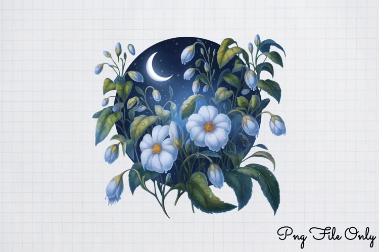 Mooflowers Clipart PNG