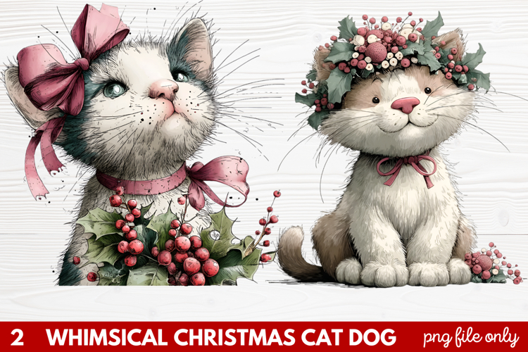 Christmas Dog Clipart Image 11