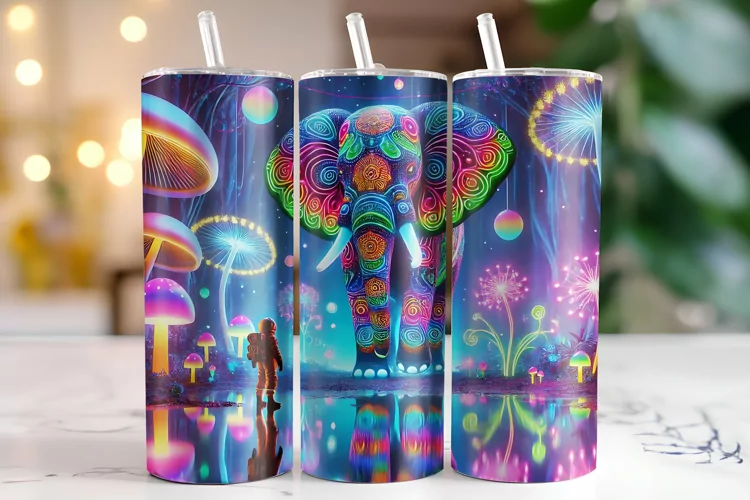 Elephant Tumbler Wrap | Sublimation | Tumblers