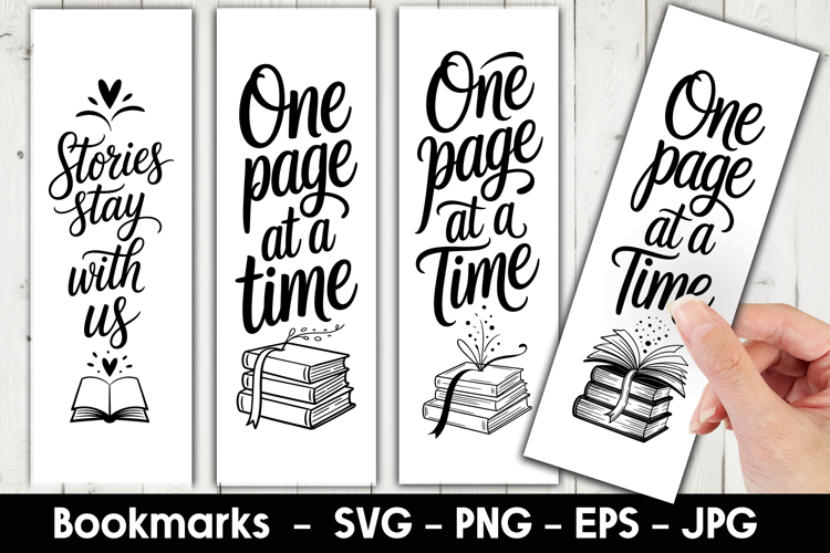 One Page Time Bookmark Sublimation