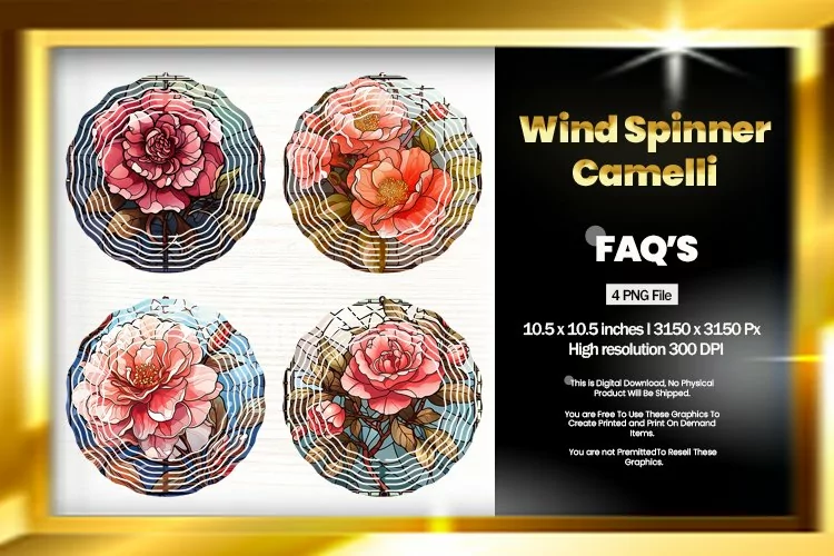 Camelli Wind Spinner Sublimation - 04 Variations