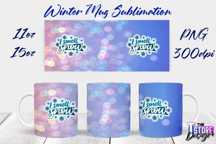 Winter Mug Sublimation | Winter 11 oz |15 oz Mug Sublimation example image 1