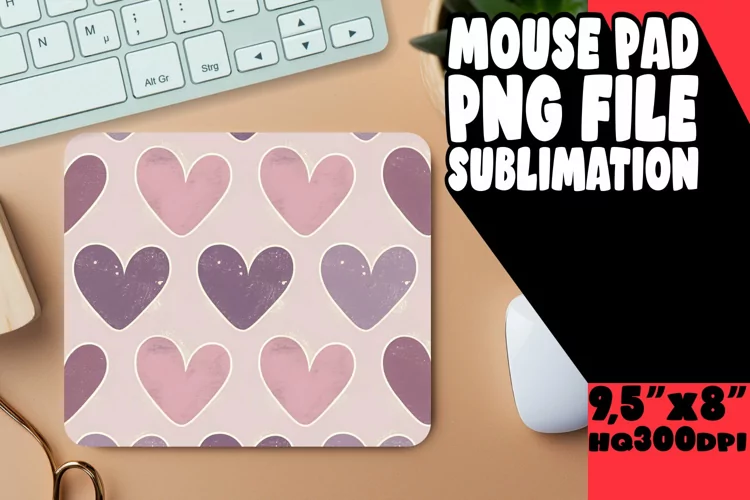 Sweet mouse MAT Artistic Touch, Heart