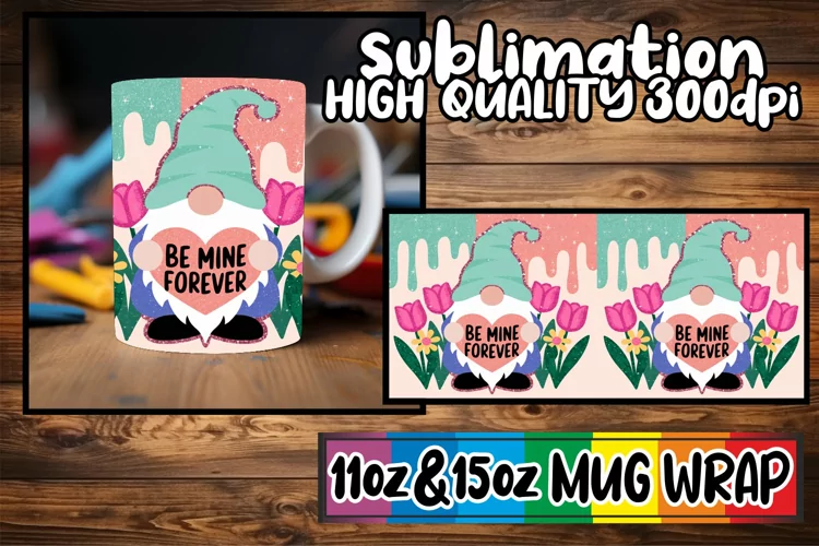 Uplifting days 11oz 15oz sublimation wrap, Valentines