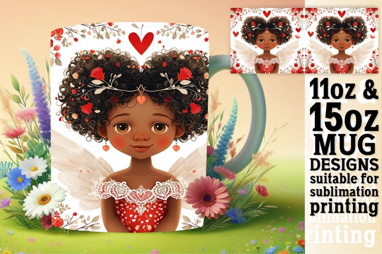 Love Blossoms on Sublimation Cups example image 1