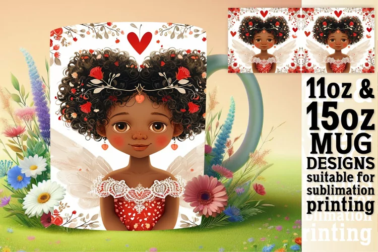 Love Blossoms on Sublimation Cups