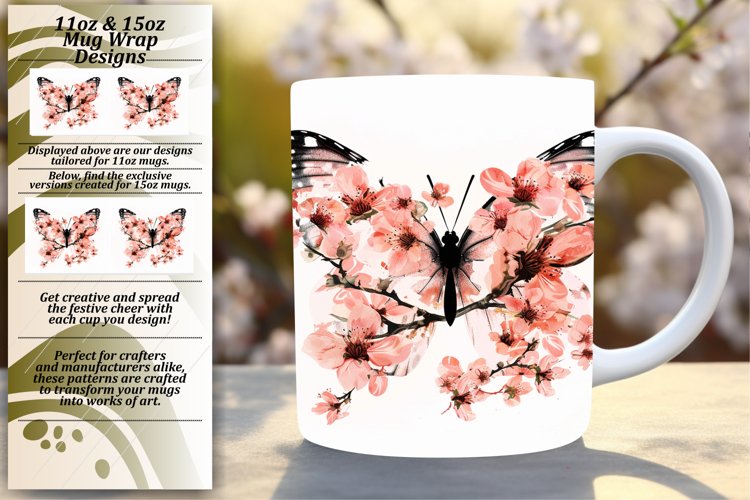 Spring Serenade: Butterfly Mug Edition example image 1