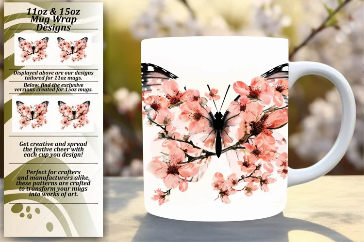 Spring Serenade: Butterfly Mug Edition