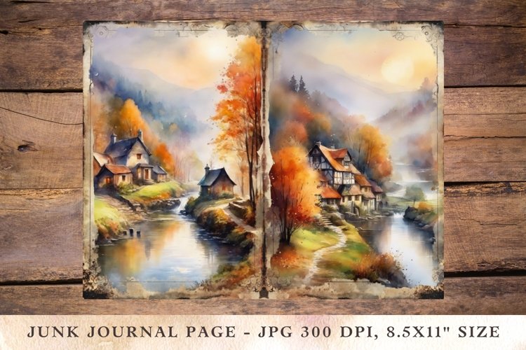 Printable Junk Journal Pages Autumn 4