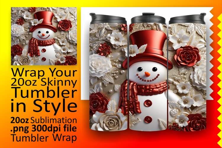 Christmas Tumbler Wrap