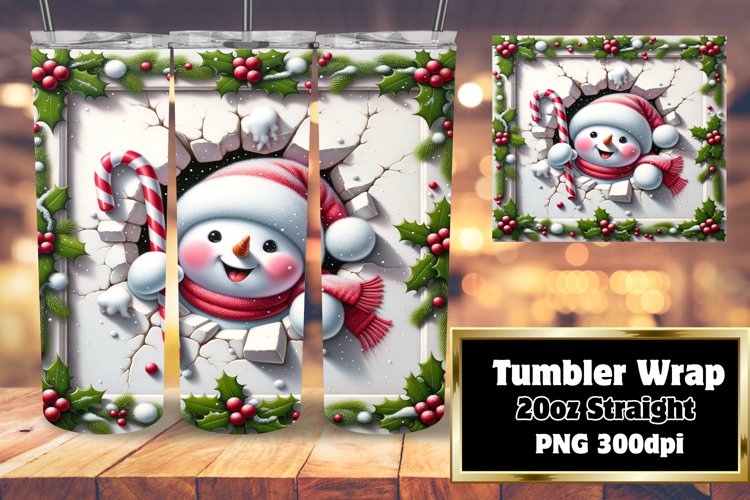 Christmas Tumbler Wrap Image 11