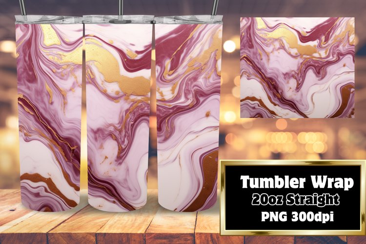 Marble Glitter Nocturne Sublimation 20oz
