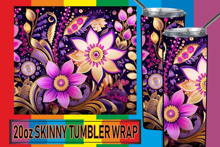 Kaleidoscopic Abstract Visions: Sublimation Tumbler