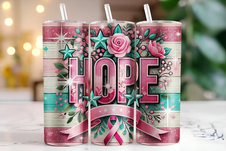 Hope Tumbler Wrap | Sublimation | Tumblers