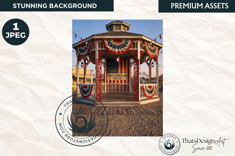 Patriotic Americana Backdrops - 4th of july backgrounds