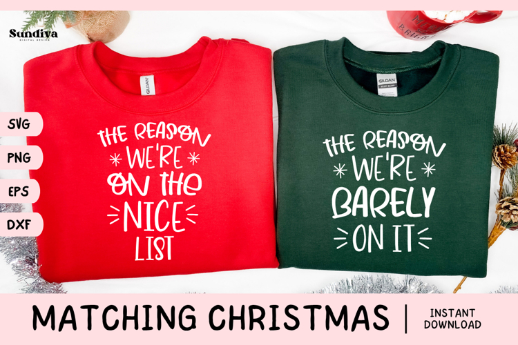 Matching Christmas Quote SVG | The Reason