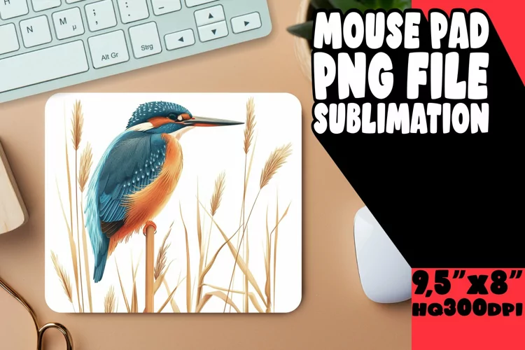 Watercolor Birds Spring Mouse Pad