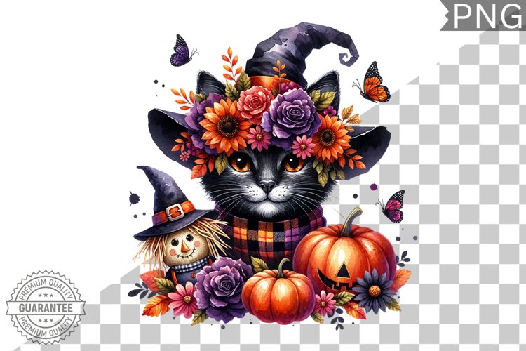 Halloween Cat Clipart Image 20
