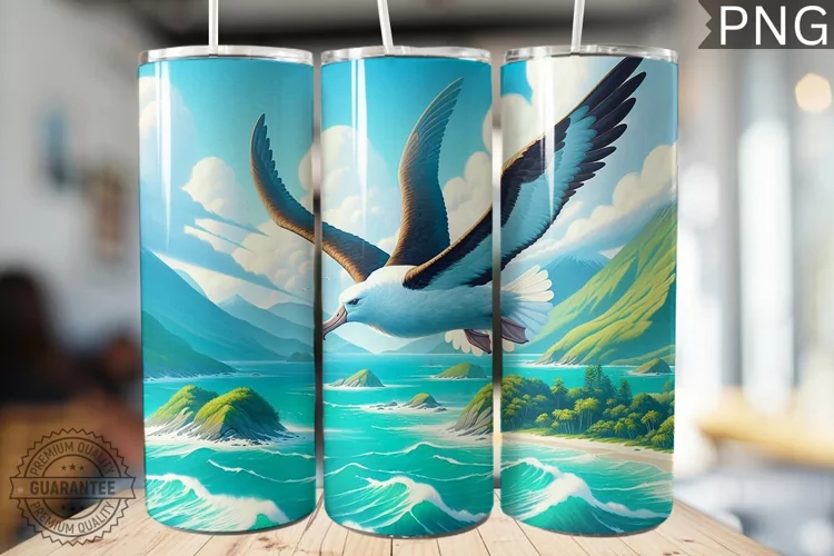 Albatross Tumbler Wrap - Albatross Tumbler Design