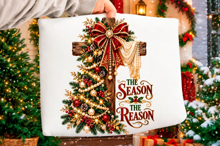 Reason for the Season Christian Christmas Cross PNG Christma