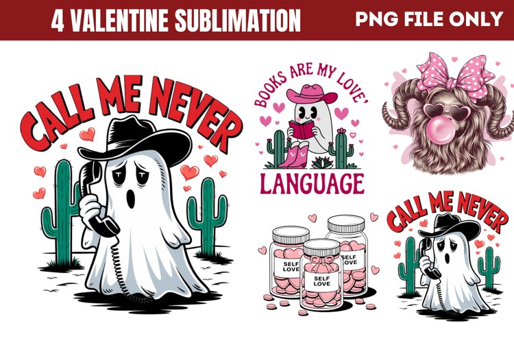 Funny Valentine Sublimation PNG