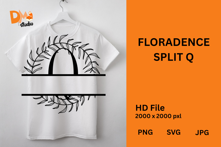 Floral Monogram Letter Svg Image 23