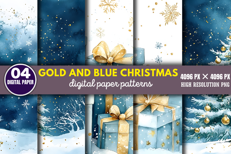Gold Christmas Background Image 8