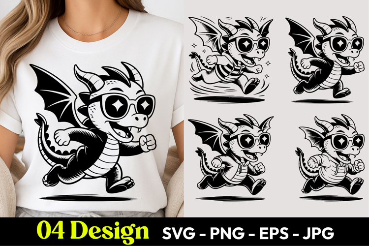 Cute Dragon SVGs Image 3
