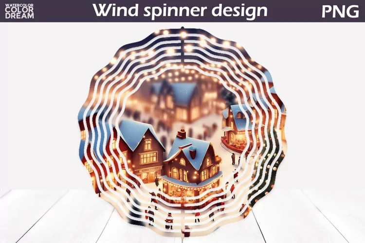 Christmas Wind Spinner Design | Winter Wind Spinner