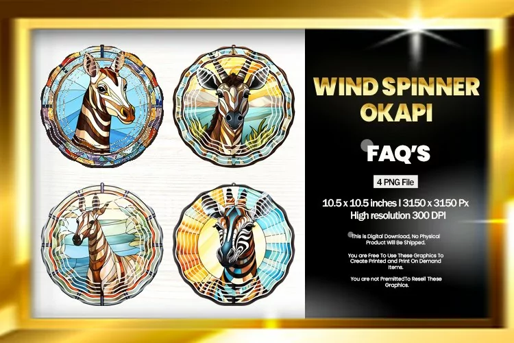 Okapi Wind Spinner Sublimation - 04 Variati
