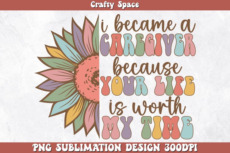 Caregiver PNG Sublimation example image 1