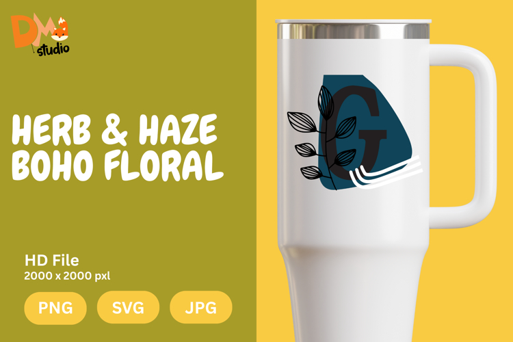 Boho Floral Svg Image 4
