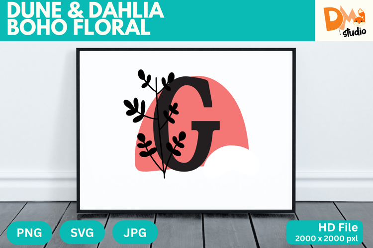 Boho Flower SVGs Image 15