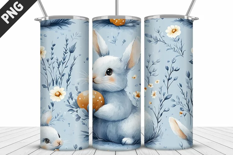 Easter Sublimation| Bunny Tumbler Wrap| Easter Tumbler Wrap