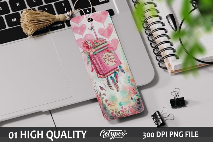 Printable Valentine Bookmark Image 21