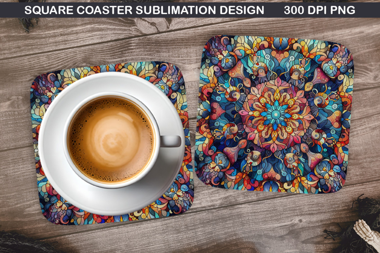Summer Coaster Sublimation, Summer Coaster PNG Design