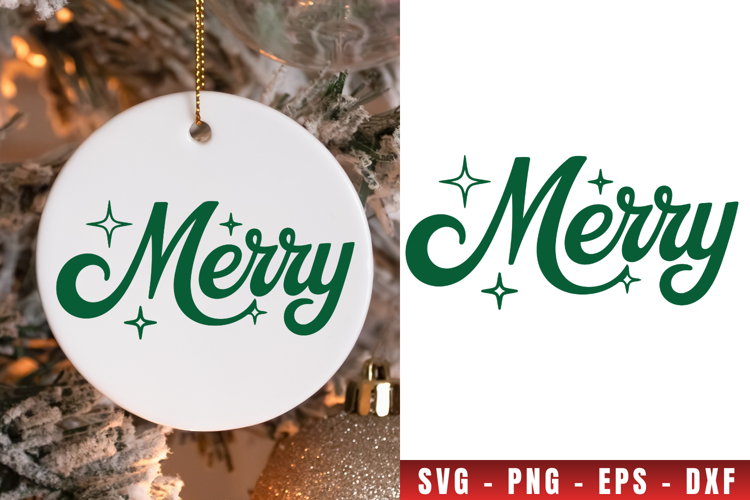 Merry Christmas Tree Svg Image 9