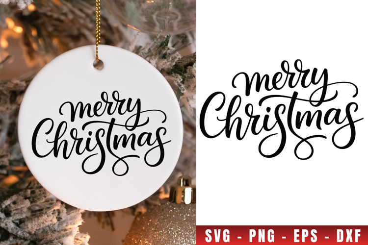Merry Christmas Tree Svg Image 22