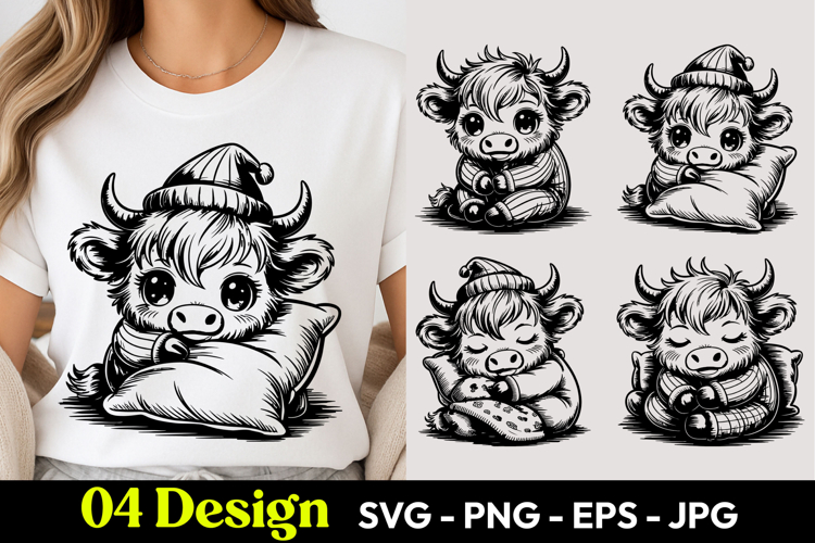 Baby Cow Svg Image 11