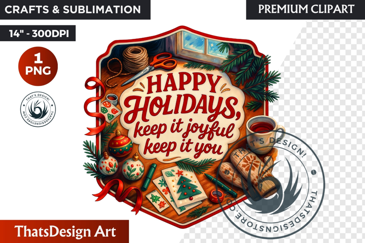 Christmas Greetings clipart PNG, winter Holiday Quote wishes