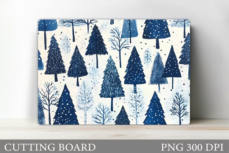 Christmas Tree Cutting Board. Christmas Tree Sublimation