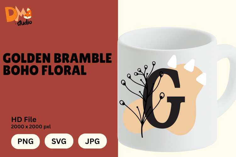 Floral Letter Svg Image 18