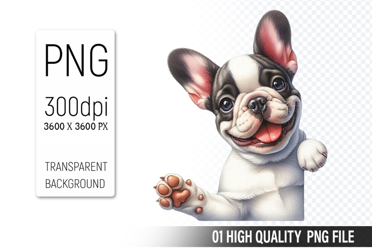 Funny Baby Dog Clipart PNG, Sublimation Dog Design